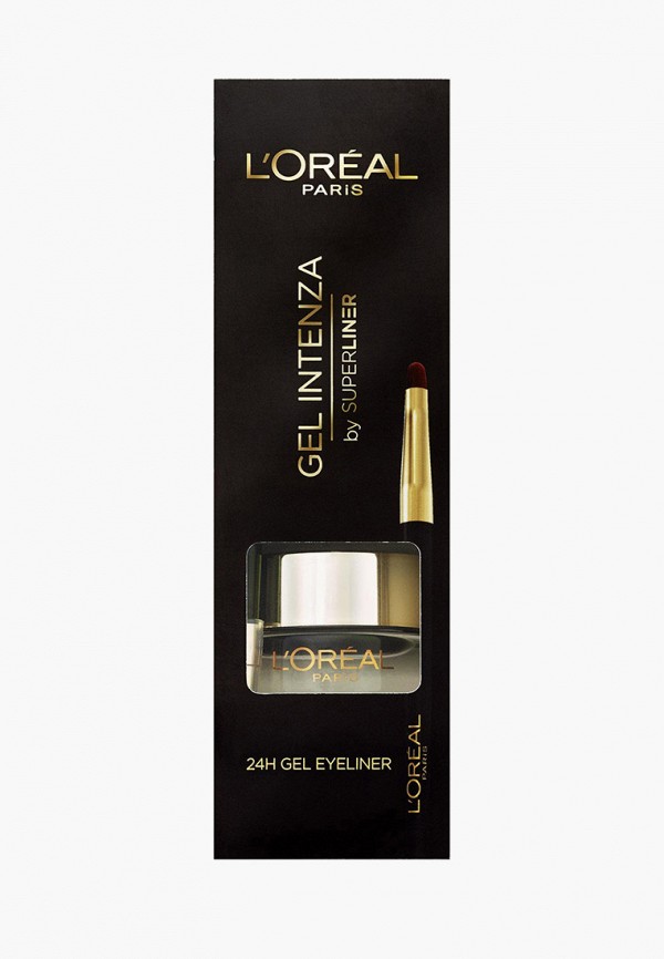 

Подводка для глаз L'Oreal Paris, Черный, Gel Intenza, стойкий, черный, 2,8 гр