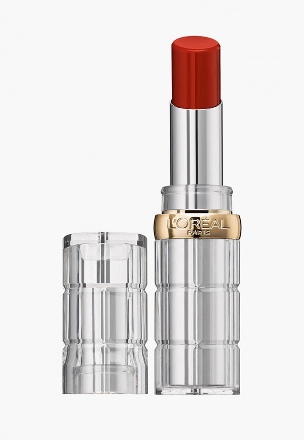 

Помада L'Oreal Paris, Красный, Color Riche Shine, защищающая и увлажняющая, оттенок 350, Рубиновое Безумие, 4.8 гр