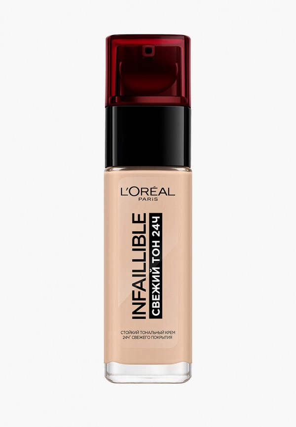 

Тональный крем L'Oreal Paris, Бежевый, стойкий матирующий для лица "Infaillible”, Оттенок 25, Светло-розовый