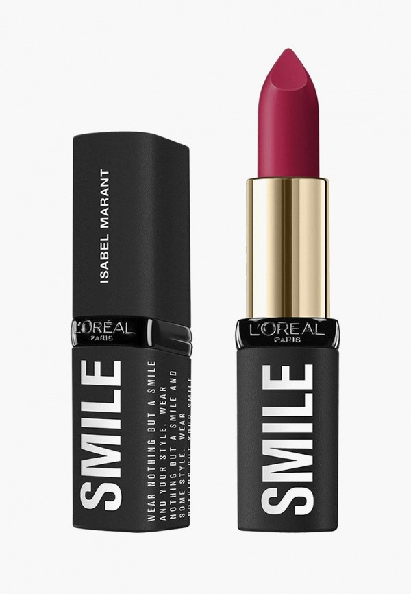 

Помада L'Oreal Paris, Красный, Isabel Marant от Color Riche, матовая, оттенок 4 Saint Germain Road/ Бульвар Сен-Жермен, 4,8 г