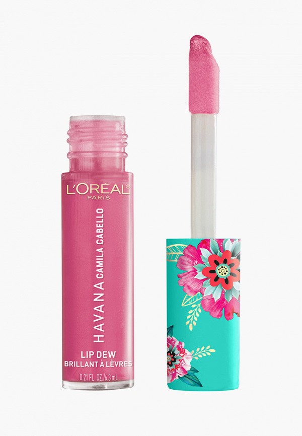 

Блеск для губ L'Oreal Paris, Lip Dew в эксклюзивной коллекции "Havana от L’Oreal Paris x Camila Cabello", оттенок 01, Camila, Розовый