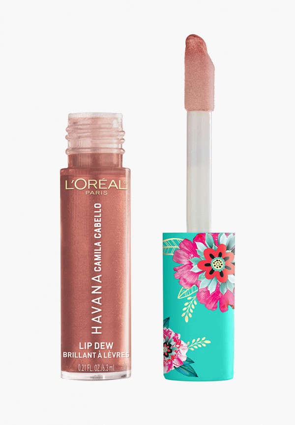 

Блеск для губ L'Oreal Paris, Коричневый, Lip Dew в эксклюзивной коллекции "Havana от L’Oreal Paris x Camila Cabello", оттенок 04, Lit Up