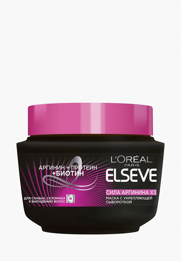 

Маска для волос L'Oreal Paris, "Эльсев, Сила Аргинина х3", с укрепляющей сывороткой, 300 мл