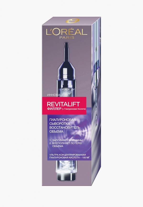 

Сыворотка для лица L'Oreal Paris, антивозрастная, "Ревиталифт Филлер [ha]" против морщин для лица, 16 мл