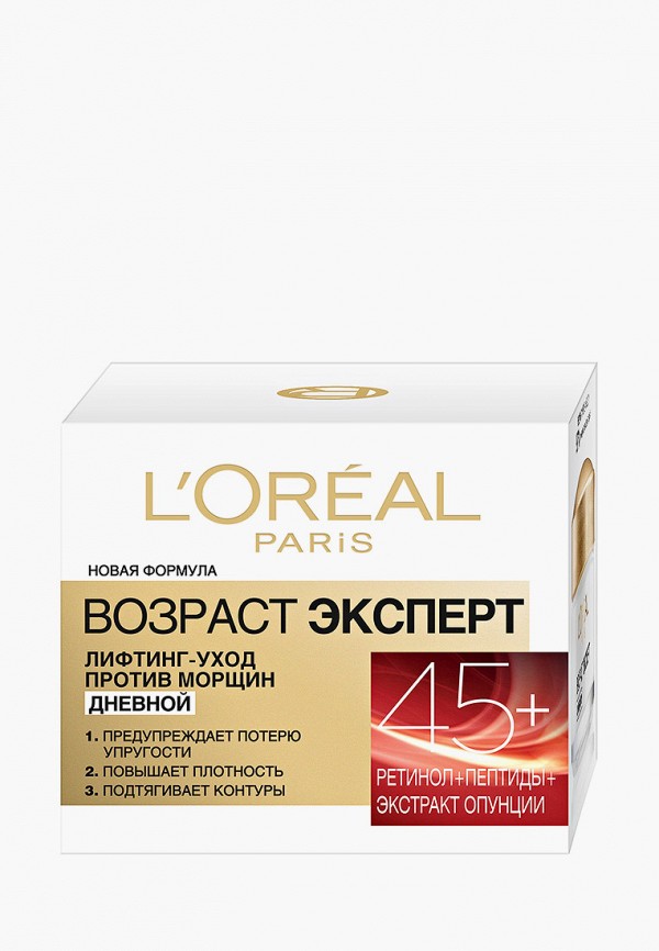 

Крем для лица L'Oreal Paris, "Возраст Эксперт 45+",дневной, против морщин, лифтинг-уход, 50 мл