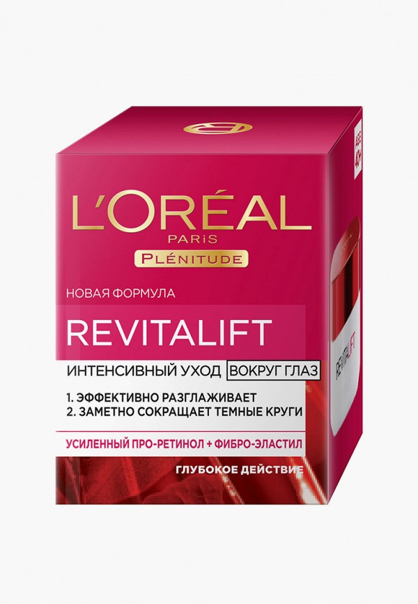 Крем для кожи вокруг глаз L'Oreal Paris Revitalift, антивозрастной, 15 мл