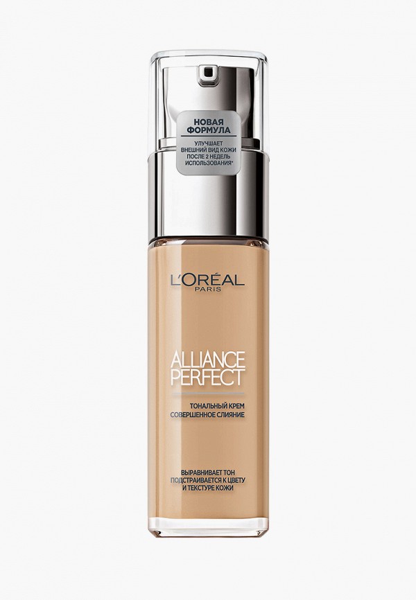 

Тональный крем L'Oreal Paris, Бежевый, Alliance Perfect, Совершенное слияние, выравнивающий и увлажняющий, оттенок D3, 30 мл