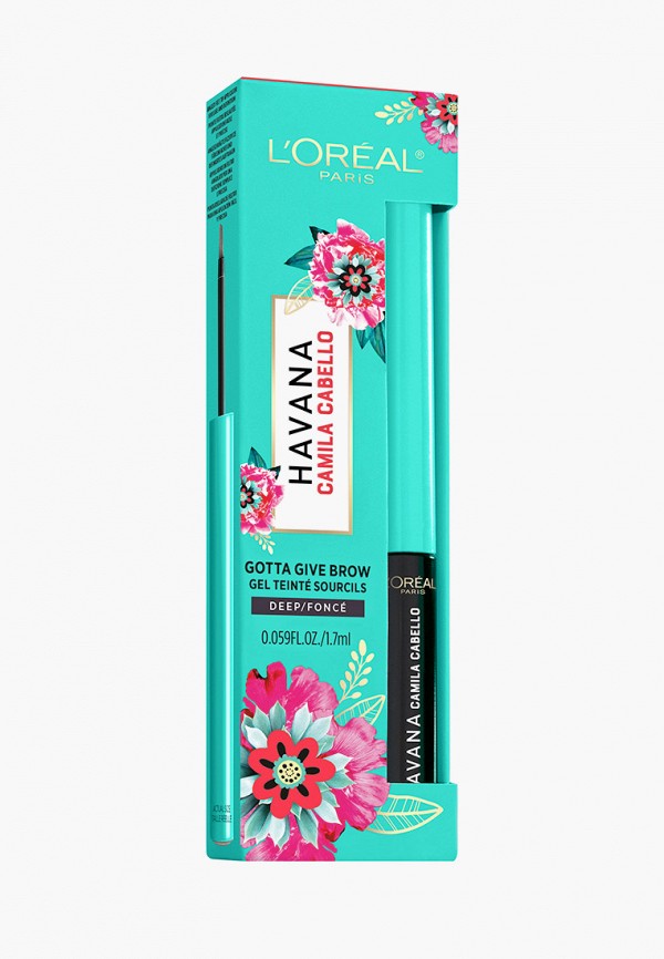 

Гель для бровей L'Oreal Paris, Прозрачный, Insta Brow в эксклюзивной коллекции "Havana от L’Oreal Paris x Camila Cabello", оттенок 03, Брюнет