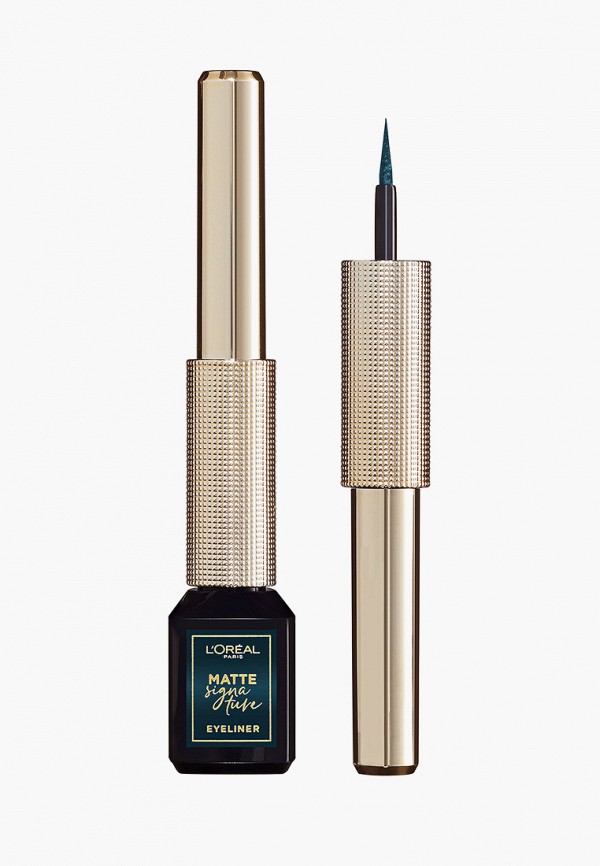 

Подводка для глаз L'Oreal Paris, Зеленый, матовая Matte Signature, оттенок 04, зеленый, Изумрудный, 3 мл