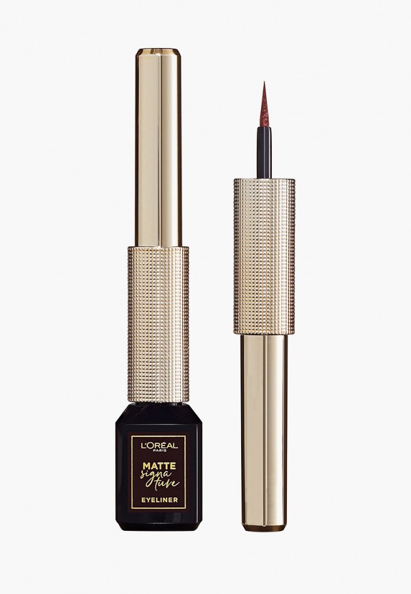 

Подводка для глаз L'Oreal Paris, Прозрачный, матовая Matte Signature, оттенок 03, коричневый, Каштановый, 3 мл