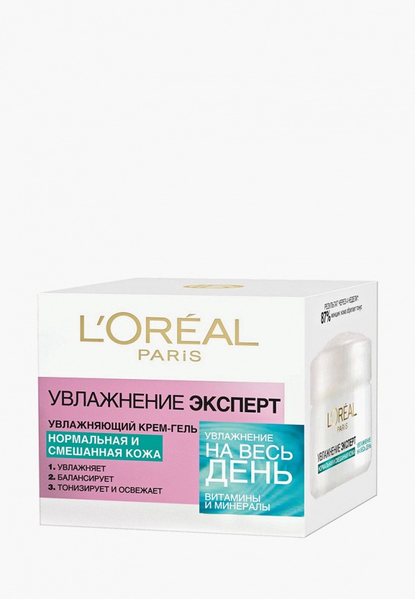 

Крем для лица L'Oreal Paris, "Увлажнение Эксперт" увлажняющий, для нормальной и смешанной кожи, 50 мл