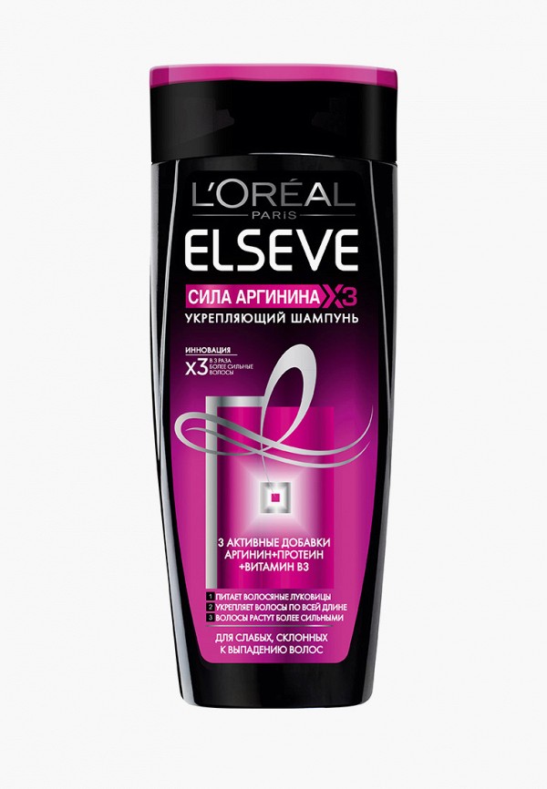 

Шампунь L'Oreal Paris, Эльсев, Сила Аргинина, укрепляющий, для слабых волос, 250 мл