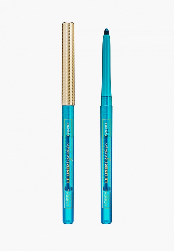 

Карандаш для глаз L'Oreal Paris, Бирюзовый, "Le Liner Signature"