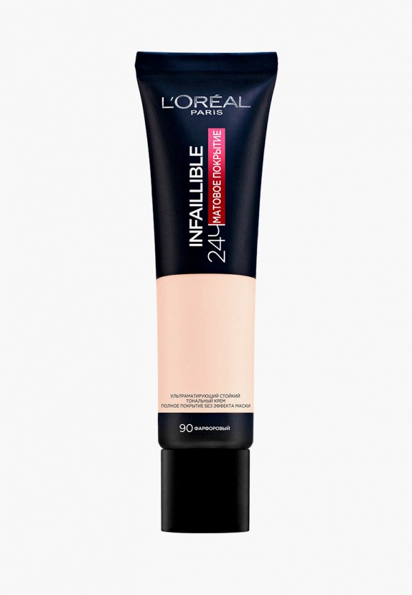 

Тональный крем L'Oreal Paris, Розовый, "Infaillible 24 часа матовое покрытие", 30 мл