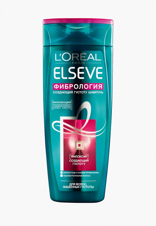

Шампунь L'Oreal Paris, Прозрачный, Эльсев, Фибрология, для волос, лишенных густоты, 250 мл