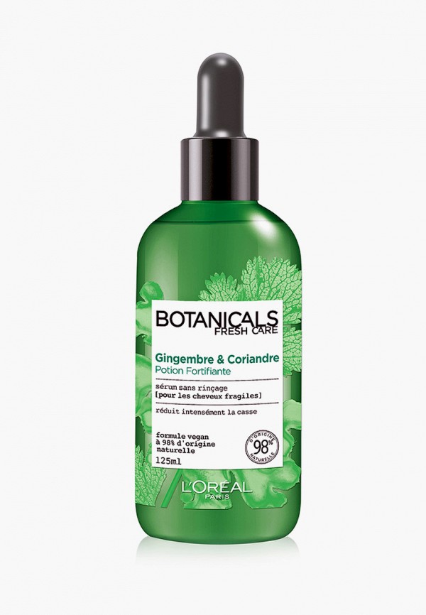 

Сыворотка для волос L'Oreal Paris, Прозрачный, Botanicals "Имбирь & Кориандр, для ломких волос, 125 мл