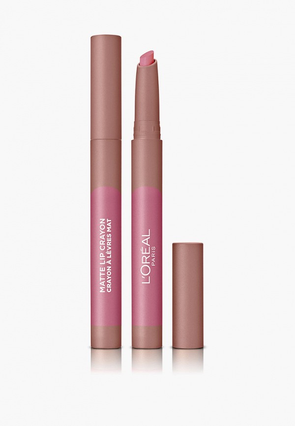 

Помада L'Oreal Paris, Розовый, Crayon 102, 1.3 г