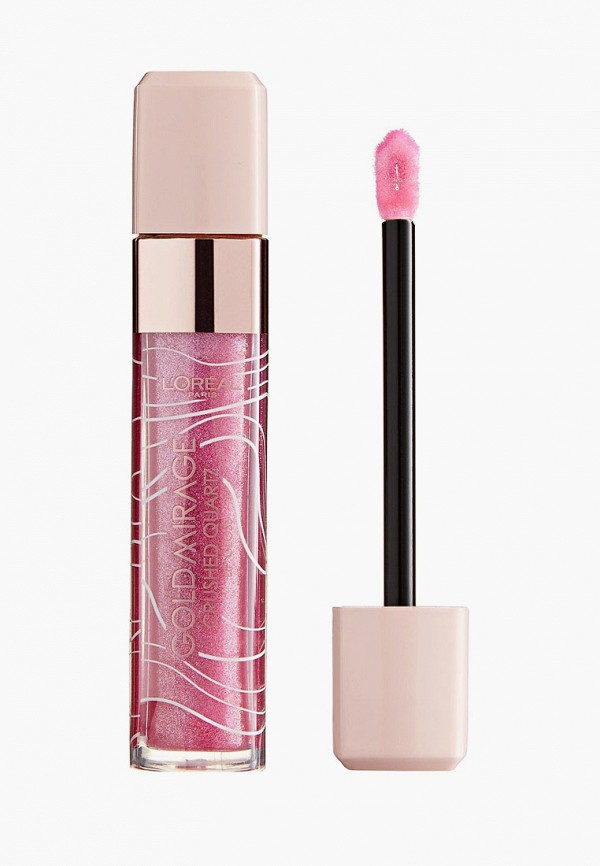 

Блеск для губ L'Oreal Paris, Розовый, GOLD MIRAGE GLOSS, 02 PINK QUARTZ, 7 мл