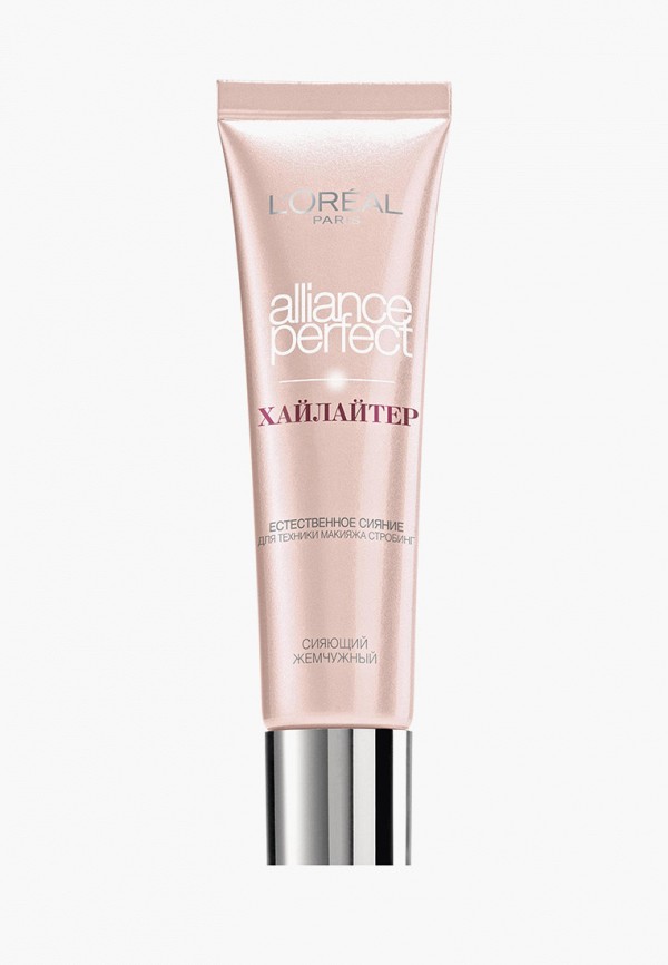 

Хайлайтер L'Oreal Paris, Бежевый, для лица "Alliance Perfect" придающий сияние, оттенок 301, Жемчужный, 30 мл