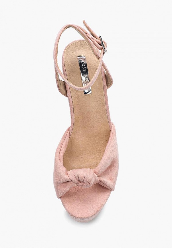 

Босоножки LOST INK, BERRY KNOT FRONT PLATFORM SANDAL, Розовый