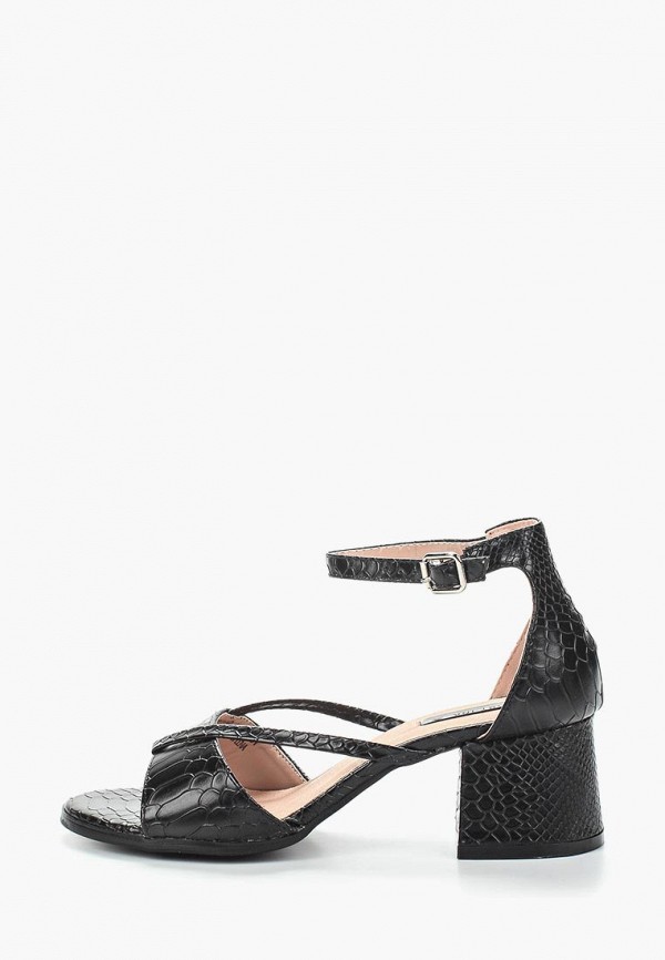 

Босоножки LOST INK, BLAKELY STRAP DETAIL LOW BLOCK SANDAL, Черный