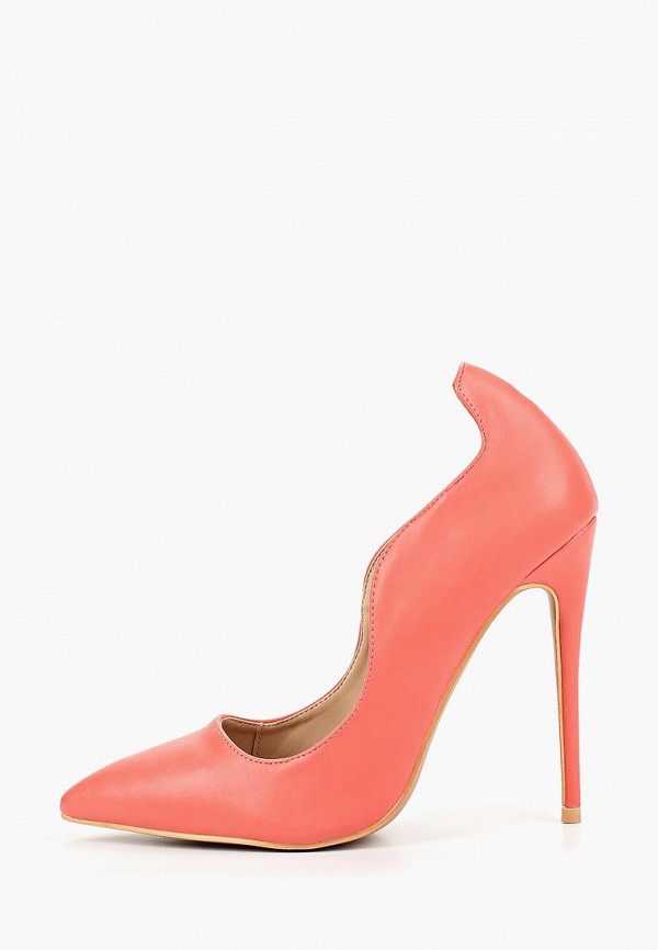

Туфли Lost Ink, Коралловый, TIFF CURVED CUT STILETTO