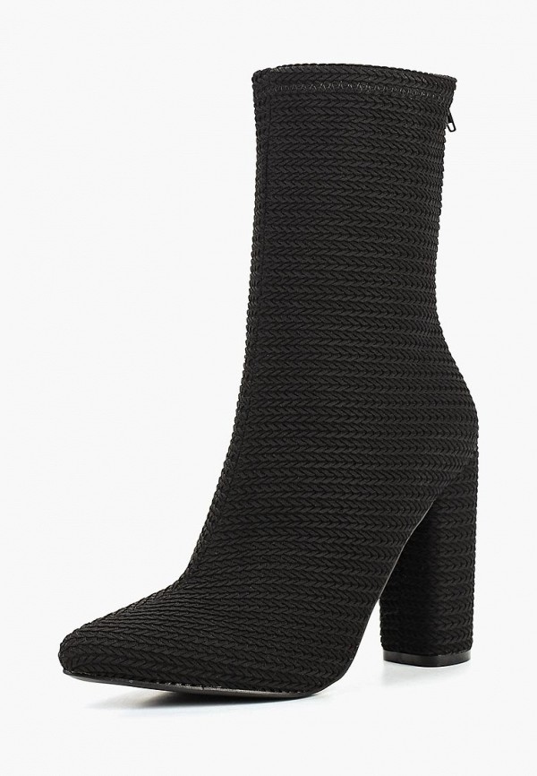 

Полусапоги LOST INK, SETBACK HEEL ANKLE BOOT, Черный