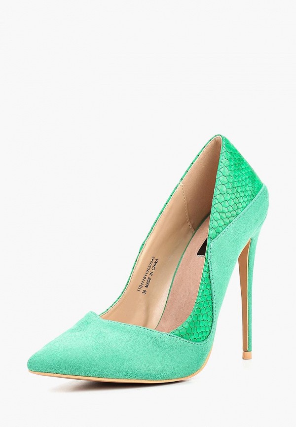 

Туфли Lost Ink, Зеленый, TIA MIXED MATERIAL STILETTO