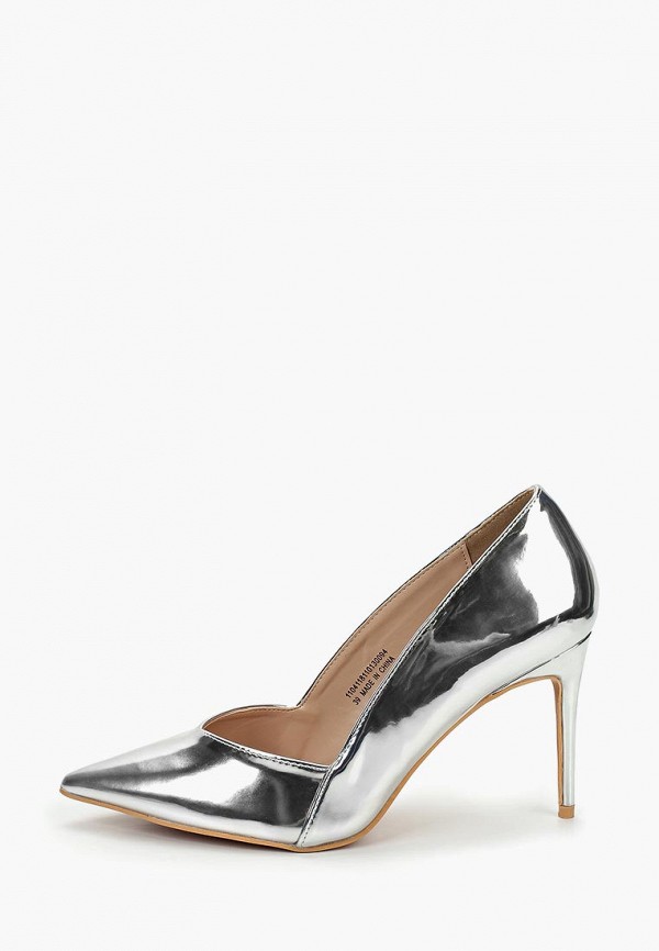 

Туфли LOST INK, WF ALEX MID HEEL LOW CUT COURT, Серебряный