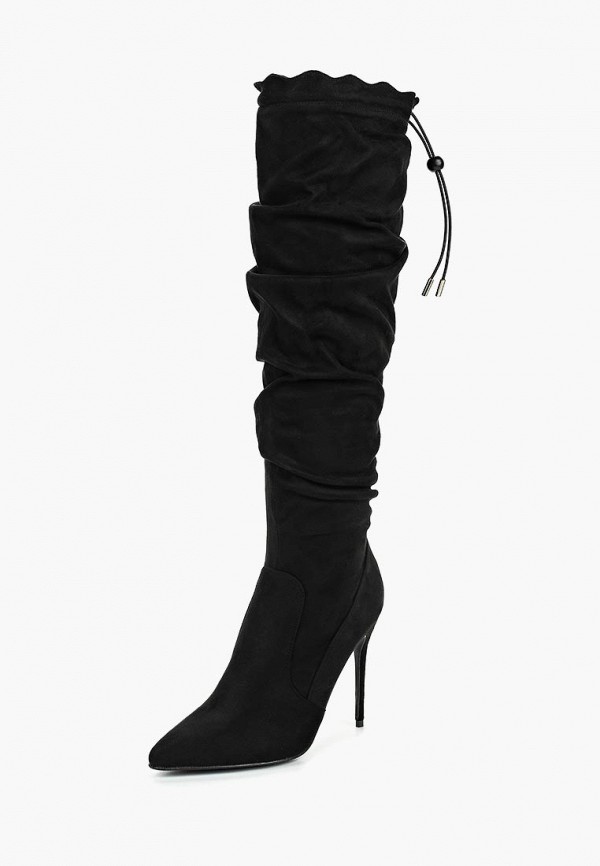 

Сапоги Lost Ink, Черный, SAKI PULL TOP RUCHED STILETTO