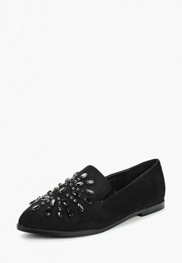 

Лоферы LOST INK, Черный, WF OBY JEWEL DETAIL POINTED LOAFER