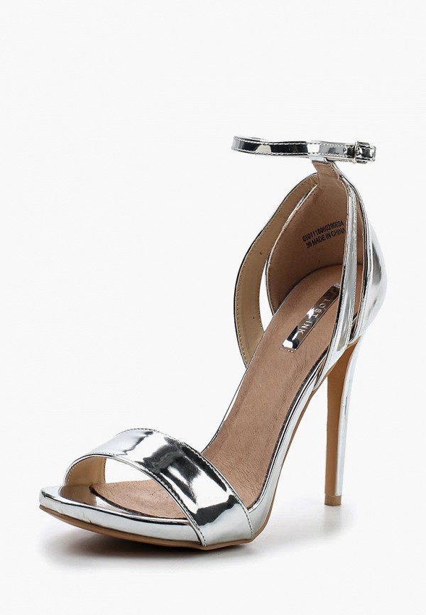 

Босоножки LOST INK, RAULA HEELED SANDAL, Серебряный