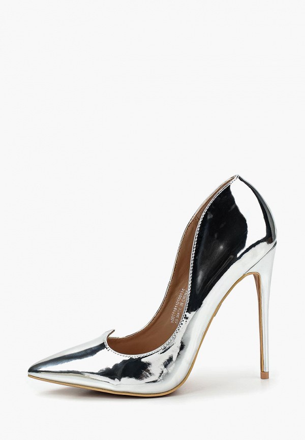 

Туфли LOST INK, Серебряный, PENNY V POINT COURT SHOE