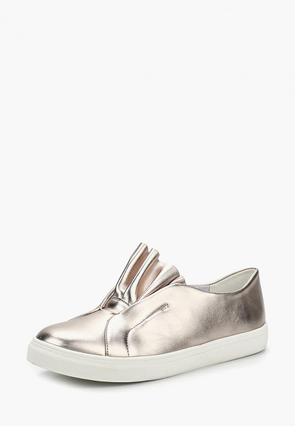 

Слипоны LOST INK, SKYE RUFFLE PLIMSOLL, Серебряный