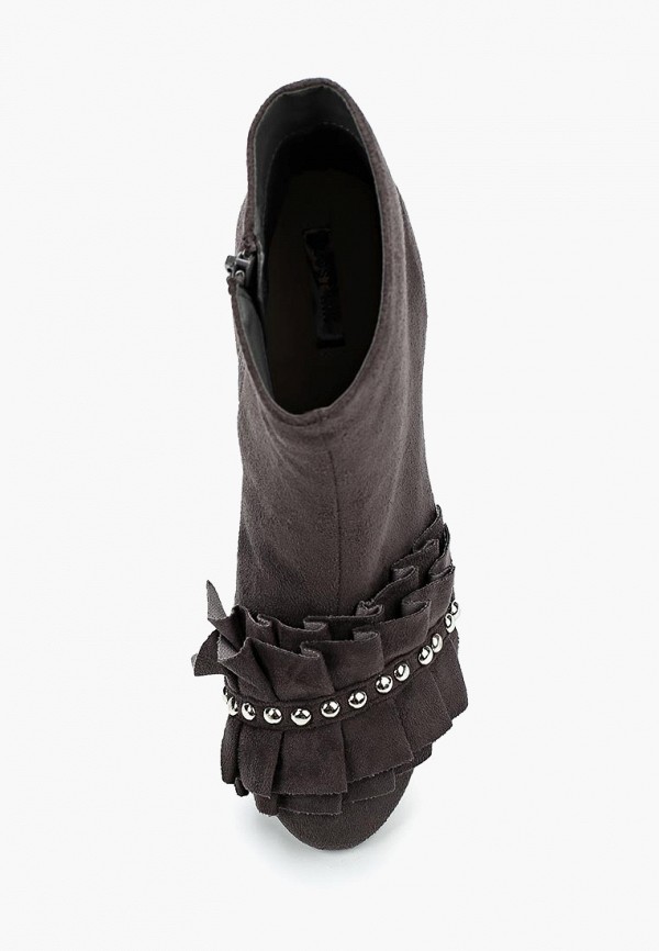 

Ботильоны Lost Ink, Серый, NORA RUFFLE FRONT LOW HEEL ANKLE
