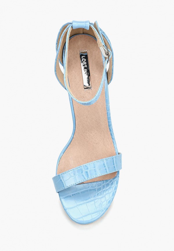 

Босоножки Lost Ink, Голубой, BETSY MID HEEL STILETTO SANDAL