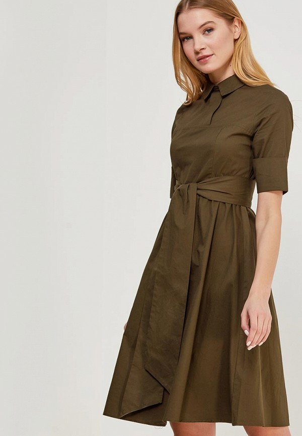 

Платье LOST INK, COTTON SHIRT DRESS, Хаки