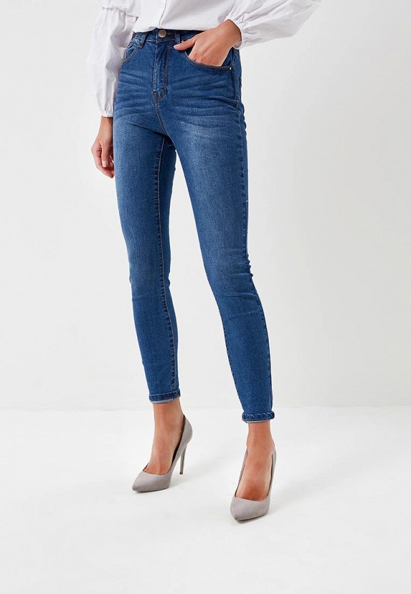 

Джинсы LOST INK, HIGH WAIST SKINNY IN EUCALYPTUS, Синий