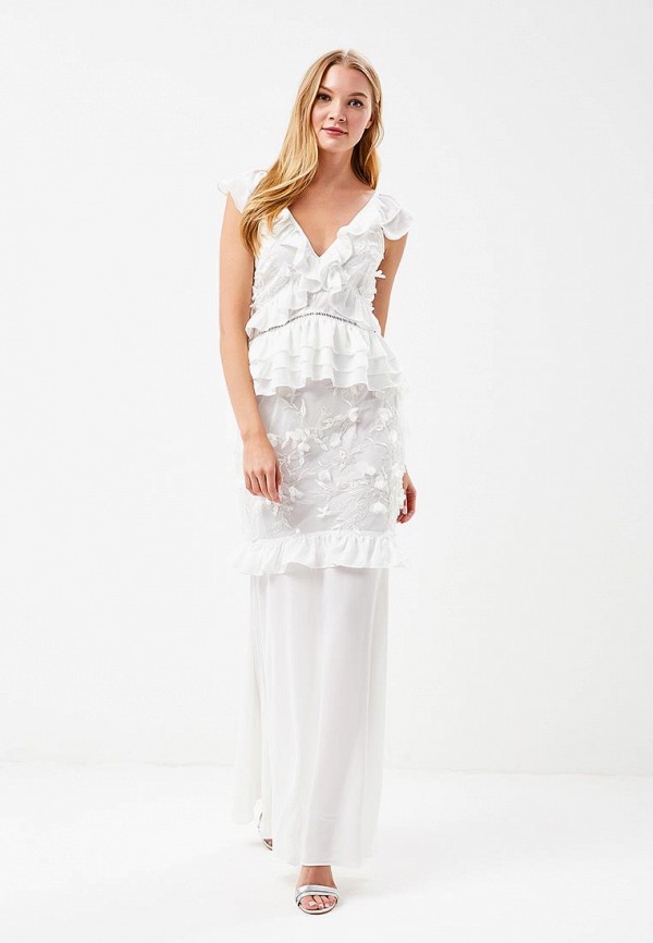 

Платье LOST INK, WARDROBE EMBELLISHED LAYER BRIDAL DRESS, Белый