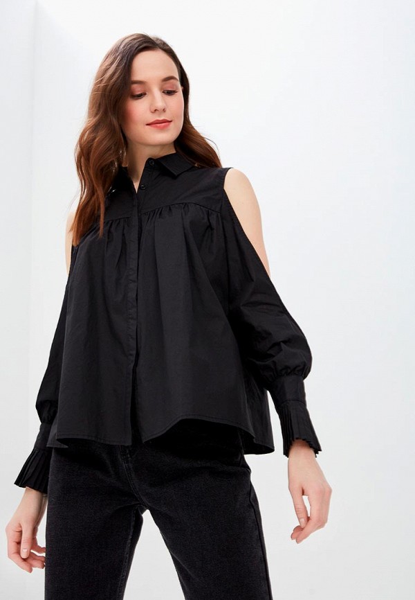 

Блуза LOST INK, EXTREME COLD SHOULDER SHIRT, Черный