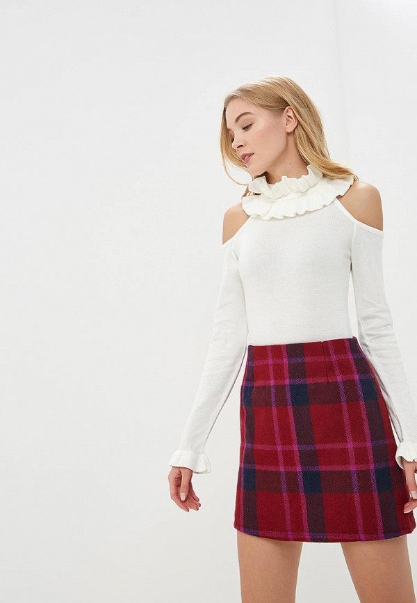 

Джемпер Lost Ink, Бежевый, EXTREME RUFFLE COLD SHOULDER JUMPER