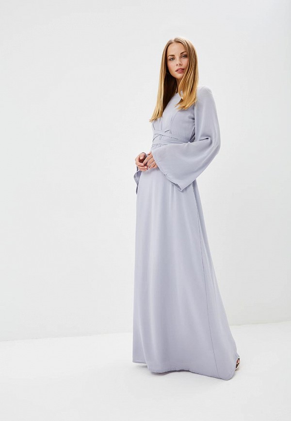 

Платье LOST INK, WRAP WAIST LONG SLEEVE MAXI, Фиолетовый