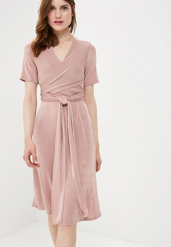 

Платье LOST INK, CROSS FRONT SKATER DRESS, Розовый
