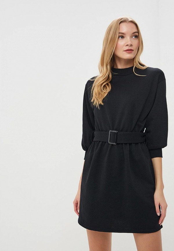 

Платье LOST INK, SWEAT DRESS WITH BELTED WAIST, Черный