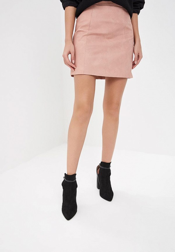 

Юбка LOST INK, MINI SKIRT IN CROC PU, Розовый