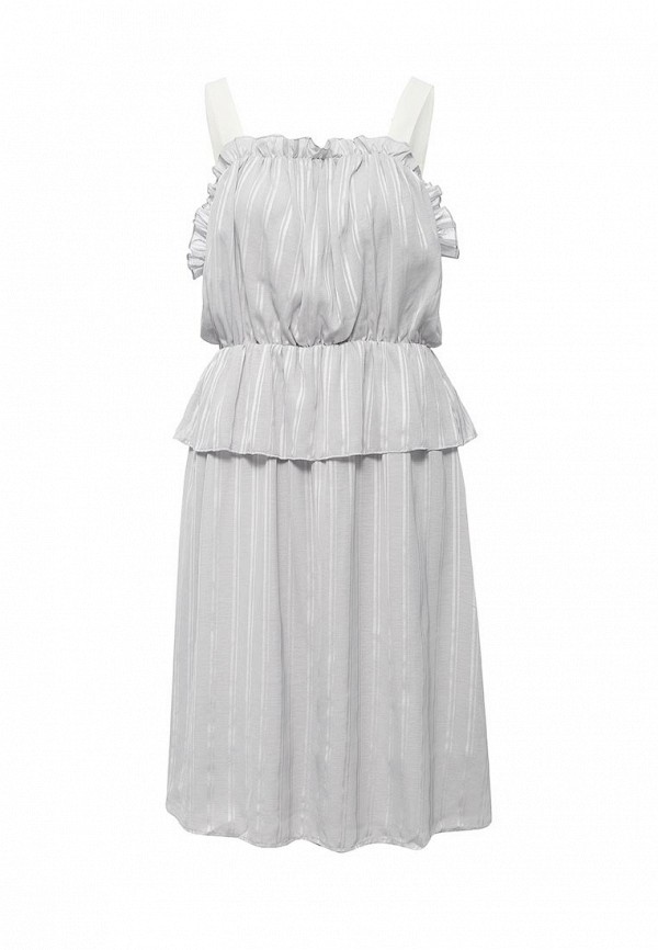 

Платье Lost Ink, Серый, NIKKI RUFFLE STRAPPY DRESS