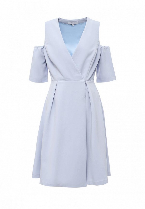 

Платье LOST INK, SLOANE COLD SHOULDER DRESS, Голубой