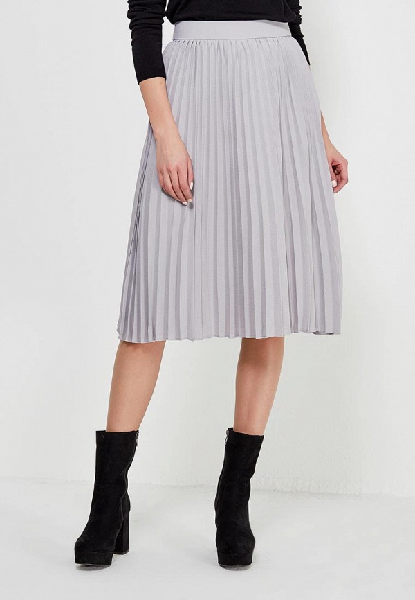 

Юбка LOST INK, PLEATED TIE WAIST SKIRT, Серый
