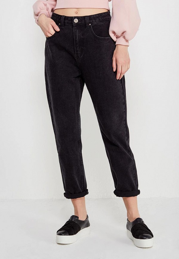 

Джинсы LOST INK, Черный, HIGH WAIST STRAIGHT IN DRACO