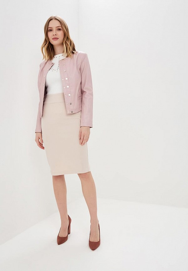 

Куртка кожаная Love Republic, Розовый, Love Republic LO022EWDUJJ7
